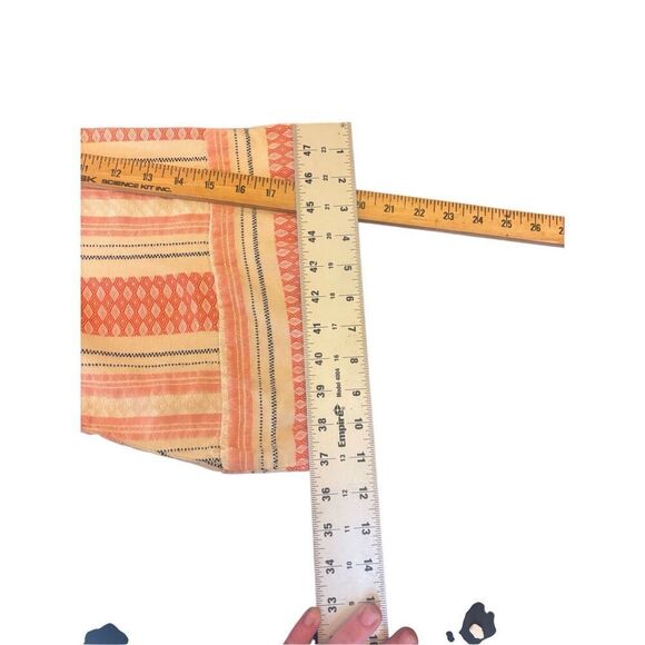 Anthropology  Stark X Small Pink Beige Stripe Cotton Tunic Top made in the USA b - Picture 14 of 16